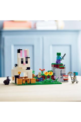 Minecraft® Tavşan Çiftliği 21181 Yapım Seti (340 Parça)