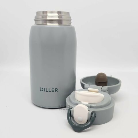 Diller 8904 300ml Gri Yeni Seri Termos