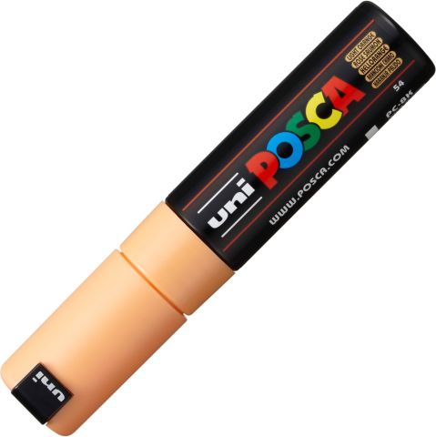 Posca PC-8K Boyama Markörü 8 mm Kesik Uç AÇIK TURUNCU