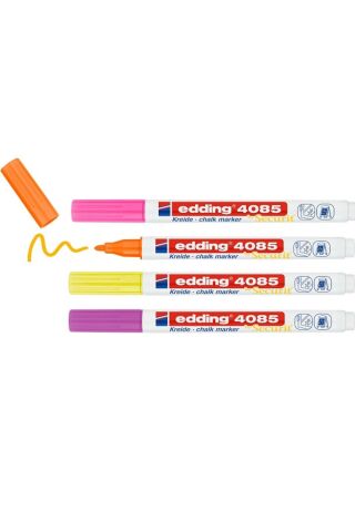 4085 Tebeşir Chalk Kalem Seti Fosforlu 4'lü