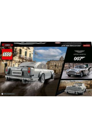 ® Speed Champions 007 Aston Martin DB5 76911 - 8 Yaş ve Üzeri için Oyuncak Yapım Seti(298 Parça)