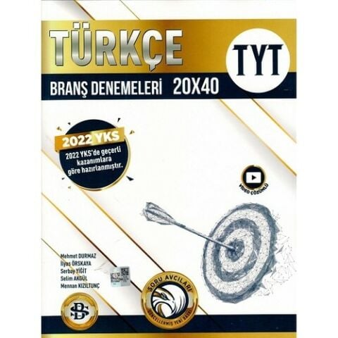 Bilgi Sarmal Yayınları TYT Türkçe 20 x 40 Branş Denemeleri