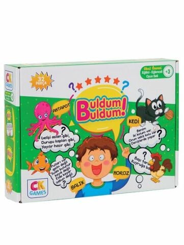 CK Games Buldum Buldum Okul Öncesi Oyun Seti +3 Yaş
Eğitici Öğretici 32 Parça Puzzle Oyun Seti
