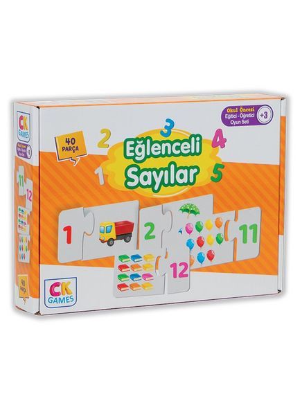 CK Games Eğlenceli Sayılar Okul Öncesi Oyun Seti +3 Yaş