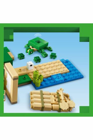 ® Minecraft® Kaplumbağa Plaj Evi 21254  - 8 Yaş ve Üzeri İçin Yapım Seti (234 Parça)
