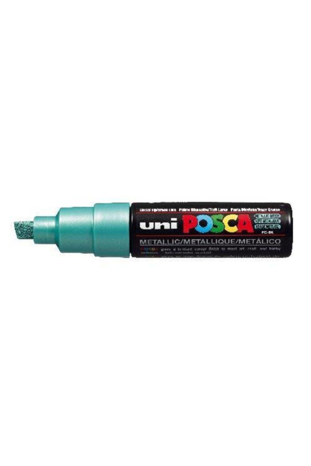 Posca PC-8K Boyama Markörü 8 mm Kesik Uç METALİK YEŞİL