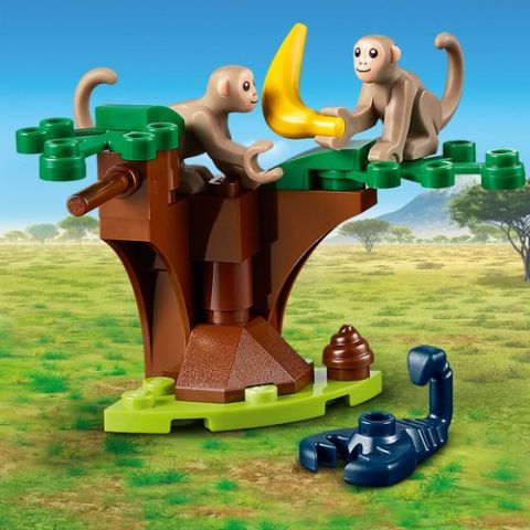 LEGO® City Vahşi Hayvan Kurtarma ATV’si 60300 - Çocuklar İçin Yaratıcı Oyuncak Yapım Seti (74 Parça)