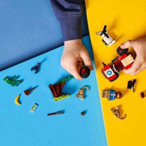 LEGO® City Vahşi Hayvan Kurtarma ATV’si 60300 - Çocuklar İçin Yaratıcı Oyuncak Yapım Seti (74 Parça)