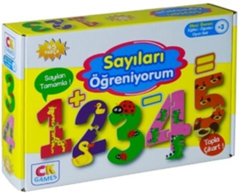 CK Games Sayıları Öğreniyorum - Okul Öncesi Eğitici-Öğretici Oyun Seti (+3 Yaş)