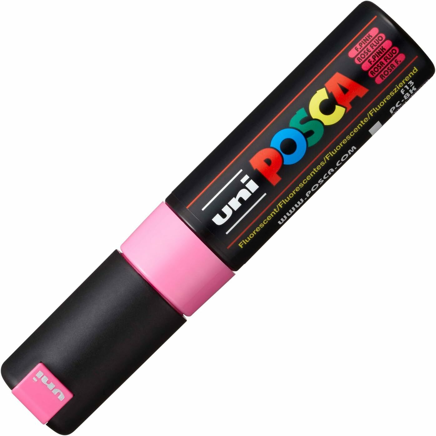 Posca Pc-8k Boyama Markörü 8 Mm Kesik Uç Floresan Pembe