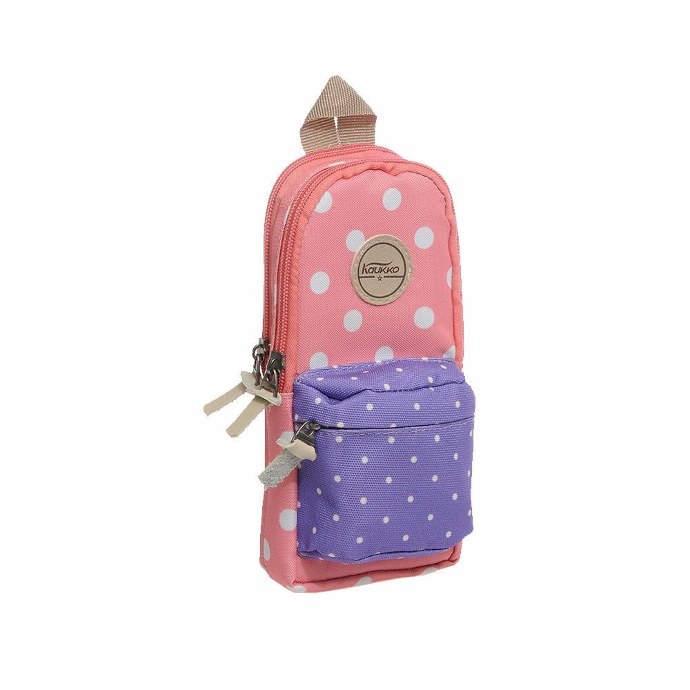 Kaukko Dots Kalem Çantası Yavruağzı K2111