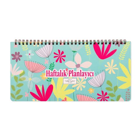 Keskin Color 13*27 Spiralli Haftalık Planner - Turnowsky Jasmine