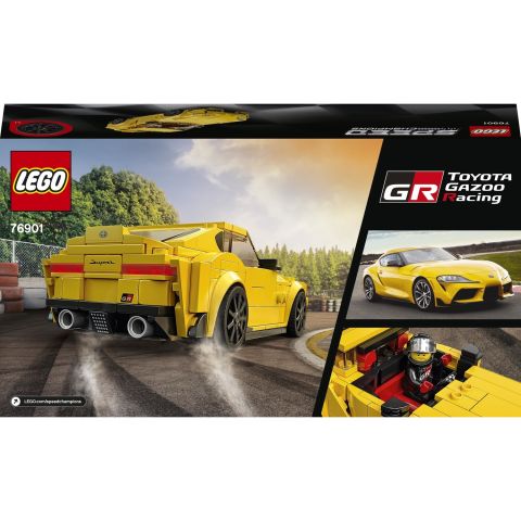 LEGO® Speed Champions Toyota GR Supra 76901 - Araba Seven Çocuklar için Oyuncak Yapım Seti (299 Parça)