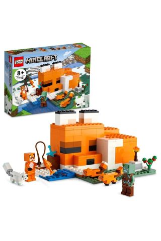 ® Minecraft® Tilki Kulübesi 21178 Yapım Seti (193 Parça)