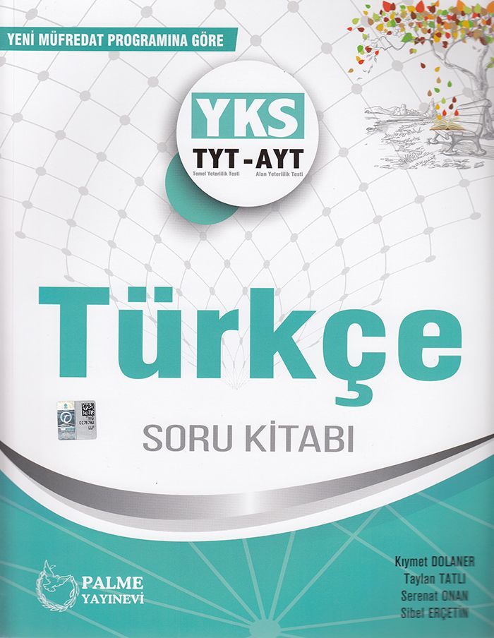 Palme Yayınları TYT AYT Türkçe Soru Kitabı