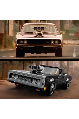 ® Speed Champions Fast & Furious 1970 Dodge Charger R/T 76912 - Araba Yapım Seti (345 Parça)
