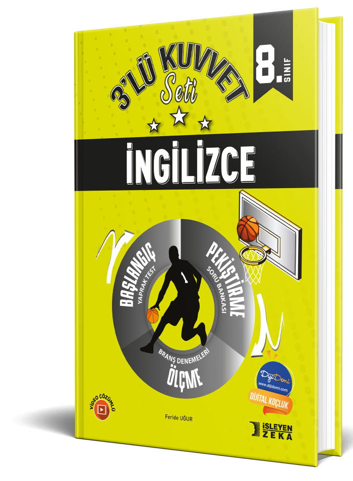İşleyen Zeka Yayınları Işleyen Zeka 8. Sınıf Ingilizce 3 Lü Kuvvet Serisi Seti
