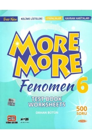 Kurmay Elt More And More 6. Sınıf Fenomen English Test Book Worksheets 2022