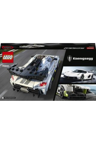 ® Speed Champions Koenigsegg Jesko 76900 - Araba Modeli Yaratıcı Yapım Seti (280 Parça)