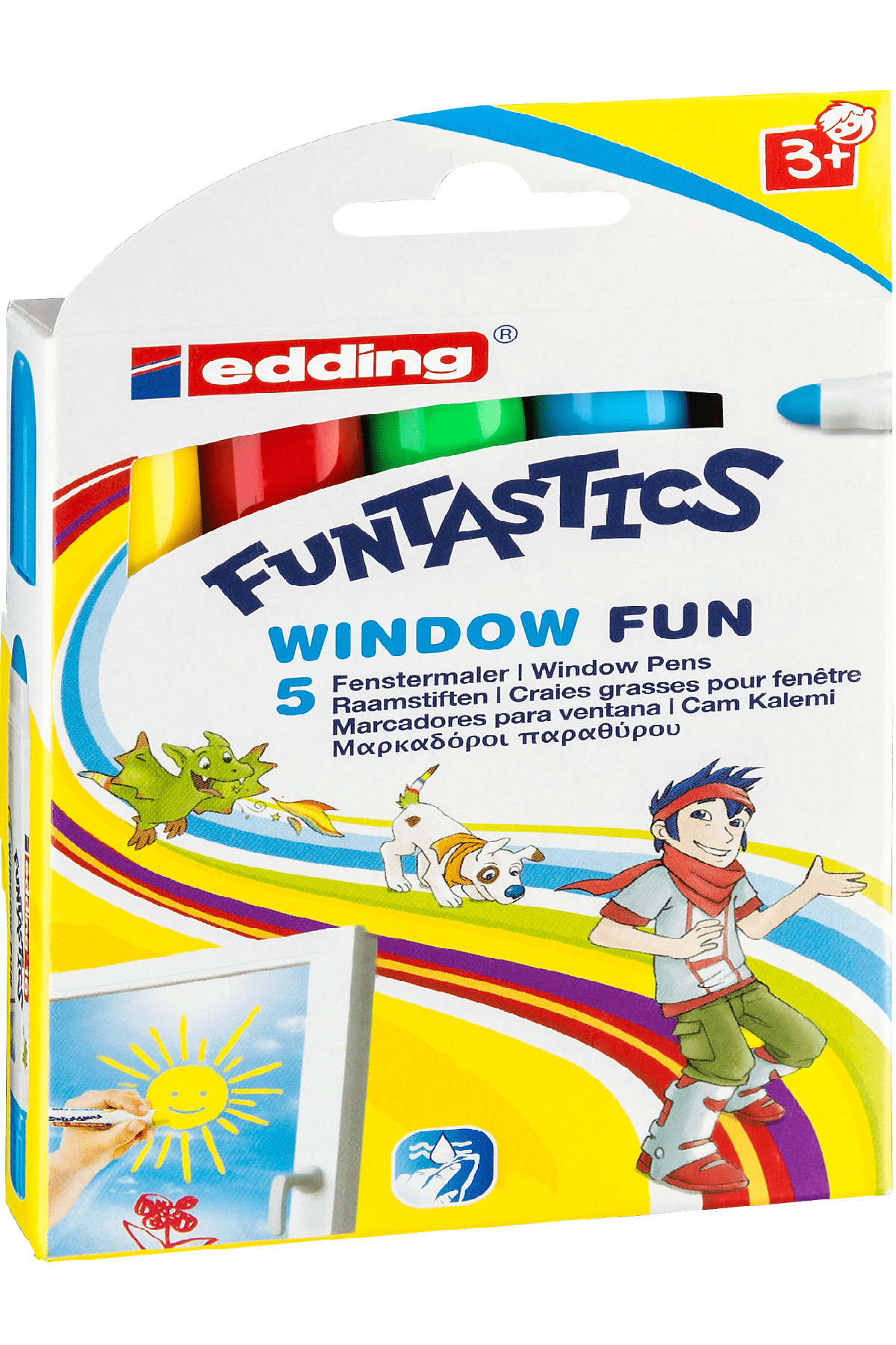 Funtastics 5'li Cam Boyama Kalemi
