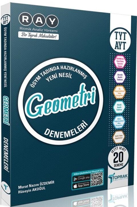 Toprak Yayıncılık TYT AYT Geometri 20 li Deneme Kitabı