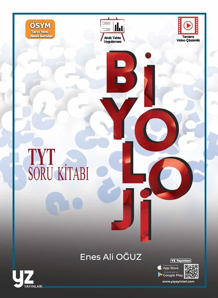 YZ Yayınları TYT Biyoloji Soru Kitabı