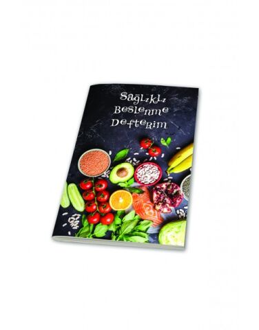 Deffter Sağlıklı Beslenme Ve Seyahat Defterim 2'li  96 Yaprak Çizgili Sert Kapak Defter