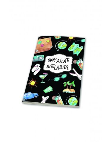 Deffter Sağlıklı Beslenme Ve Seyahat Defterim 2'li  96 Yaprak Çizgili Sert Kapak Defter
