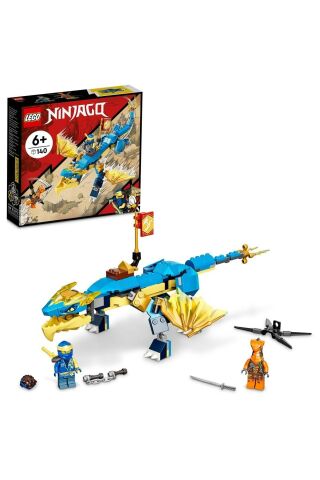 ® NINJAGO® Jay’in Gök Gürültüsü Ejderhası EVO 71760 - 6 Yaş ve Üzeri için Yapım Seti (140 Parça)