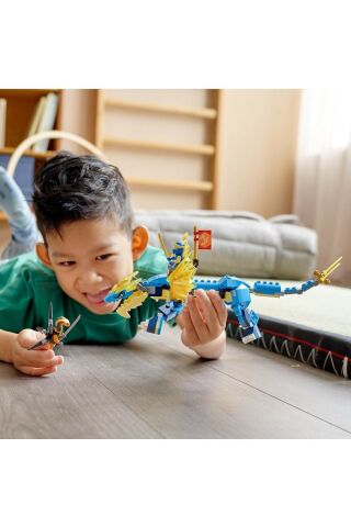 ® NINJAGO® Jay’in Gök Gürültüsü Ejderhası EVO 71760 - 6 Yaş ve Üzeri için Yapım Seti (140 Parça)