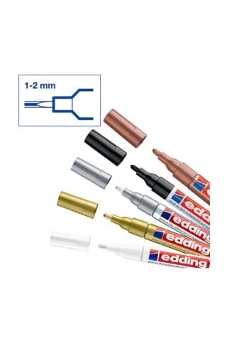751 Gloss Paint Marker Metalik Renkler 1-2mm 5li Set