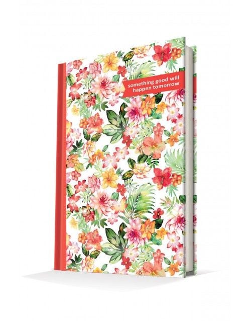 Deffter Happy Tomorrow  96 Yaprak Çizgili Sert Kapak Defter
