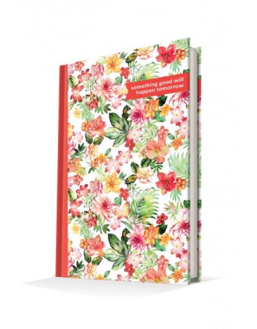 Deffter Happy Tomorrow  96 Yaprak Çizgili Sert Kapak Defter