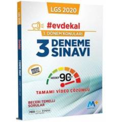 Martı Yayınları 8.Sınıf LGS Evdekal 1.Dönem 3 Lü Deneme Sınavı