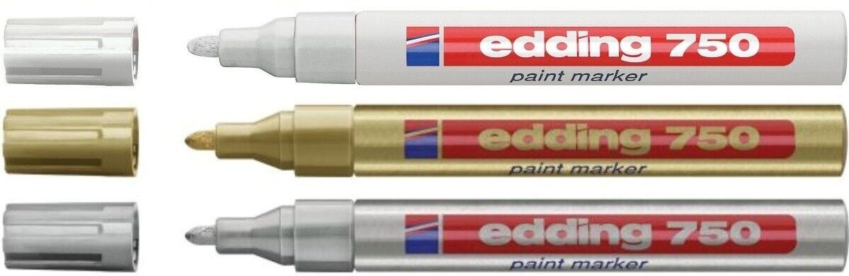 Edding E750 Metalik Renkler 3 Lü