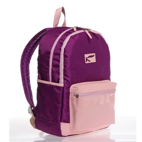 Kaukko Bright Rugan Sırt Çantası Mor K1106
