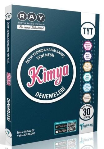 Toprak Yayıncılık TYT Kimya 30 Deneme Kitabı