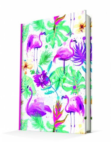 Deffter Tropical Purple Jungle  96 Yaprak Çizgili Sert Kapak Defter