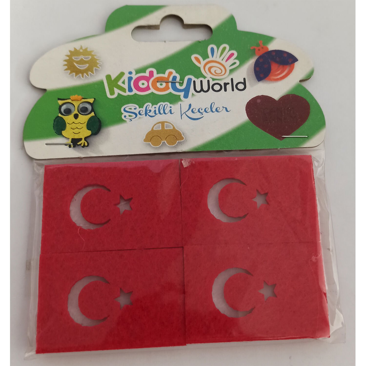 Kidy World Bayrak Şekilli Keçe 0010