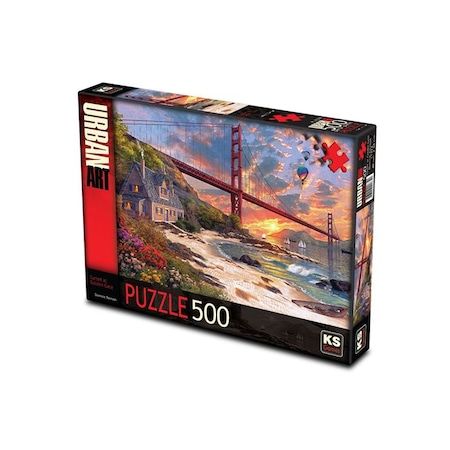 KS Games KS PUZZLE SUNSET AT GOLDENGATE 500 PARÇA PUZZLE Yapboz