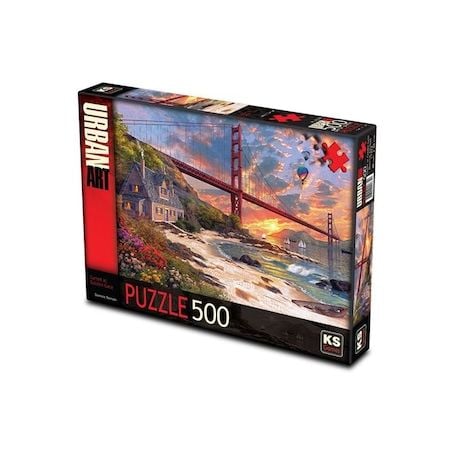 KS Games KS PUZZLE SUNSET AT GOLDENGATE 500 PARÇA PUZZLE Yapboz