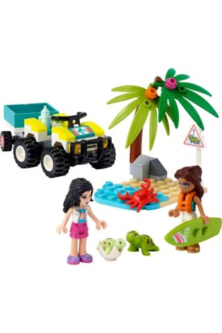 ® Friends Kaplumbağa Koruma Aracı 41697 – Çocuklar için Yaratıcı Oyuncak Yapım Seti (90 Parça)