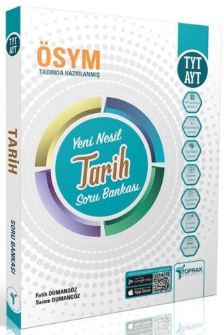 Toprak Yayınları TYT AYT Tarih Yeni Nesil Soru Bankası