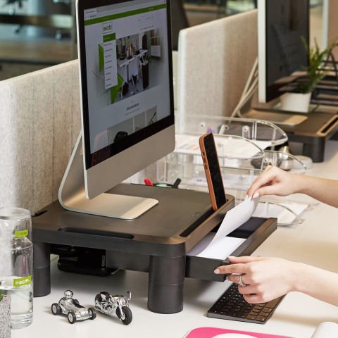 Escrito Lome Plus Monitör Yükseltici Yükseklik Ayarlanabilir Çekmeceli ESEM370