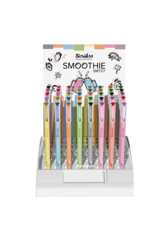 Smoothie Jel Kalem 0.7mm Siyah-kırmızı-mavi-yeşil