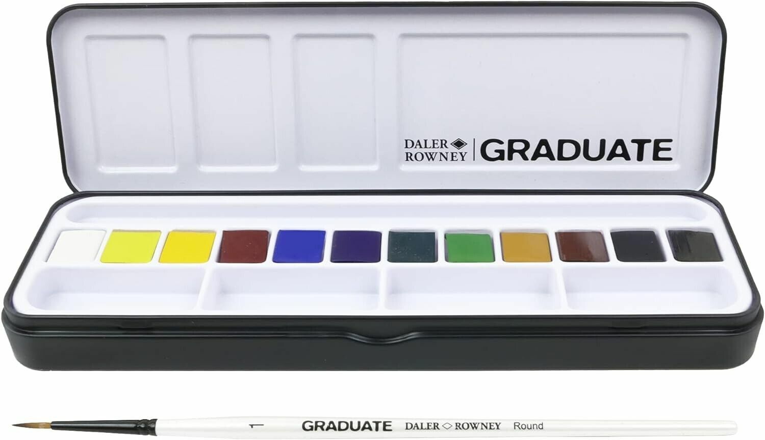 Daler-Rowney Graduate Suluboya - Yarım Tava - 12'li Set - YENİ