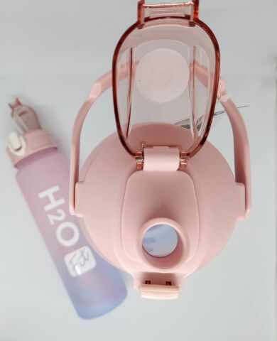 Fit H2O Pembe-Mavi İkili Matara Seti Large:2000ml Small:750ml