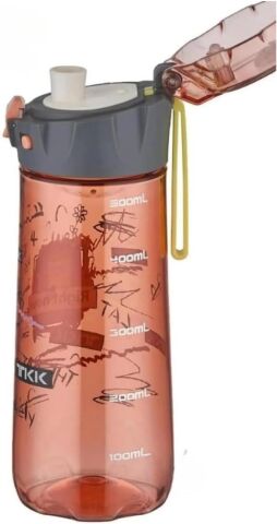 Vagonlife TKK T-1008 Pink 500ml Desenli Su Matarası