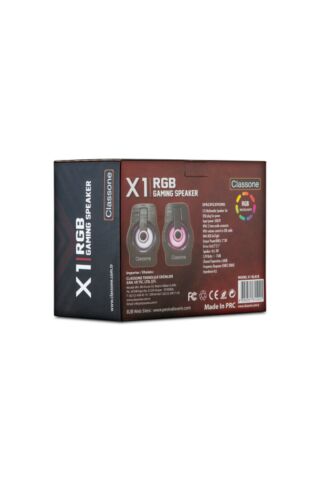 X1 Black Rgb Gamıng Hoparlör-siyah