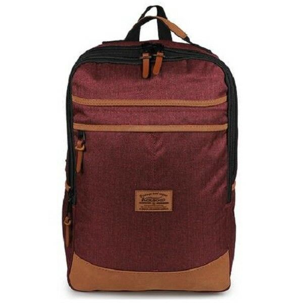 Kaukko Canvas Bordo Sırt Çantası 45055